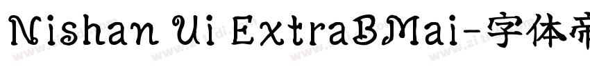 Nishan Ui ExtraBMai字体转换